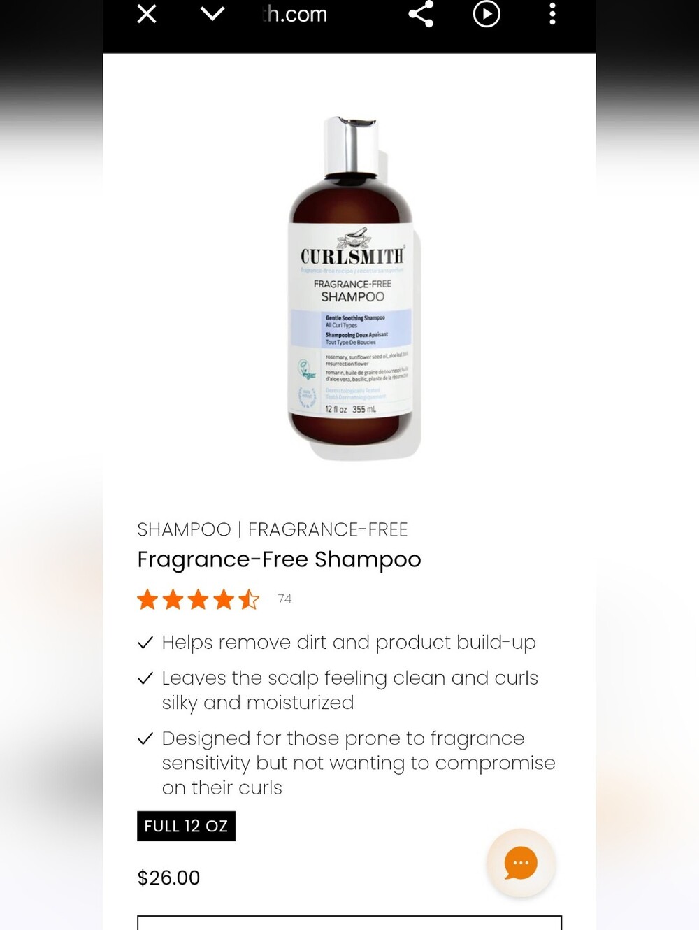 Curlsmith Fragrance Free Shine Shampoo & Conditioner Set - 4 Pcs - Picture 10 of 10